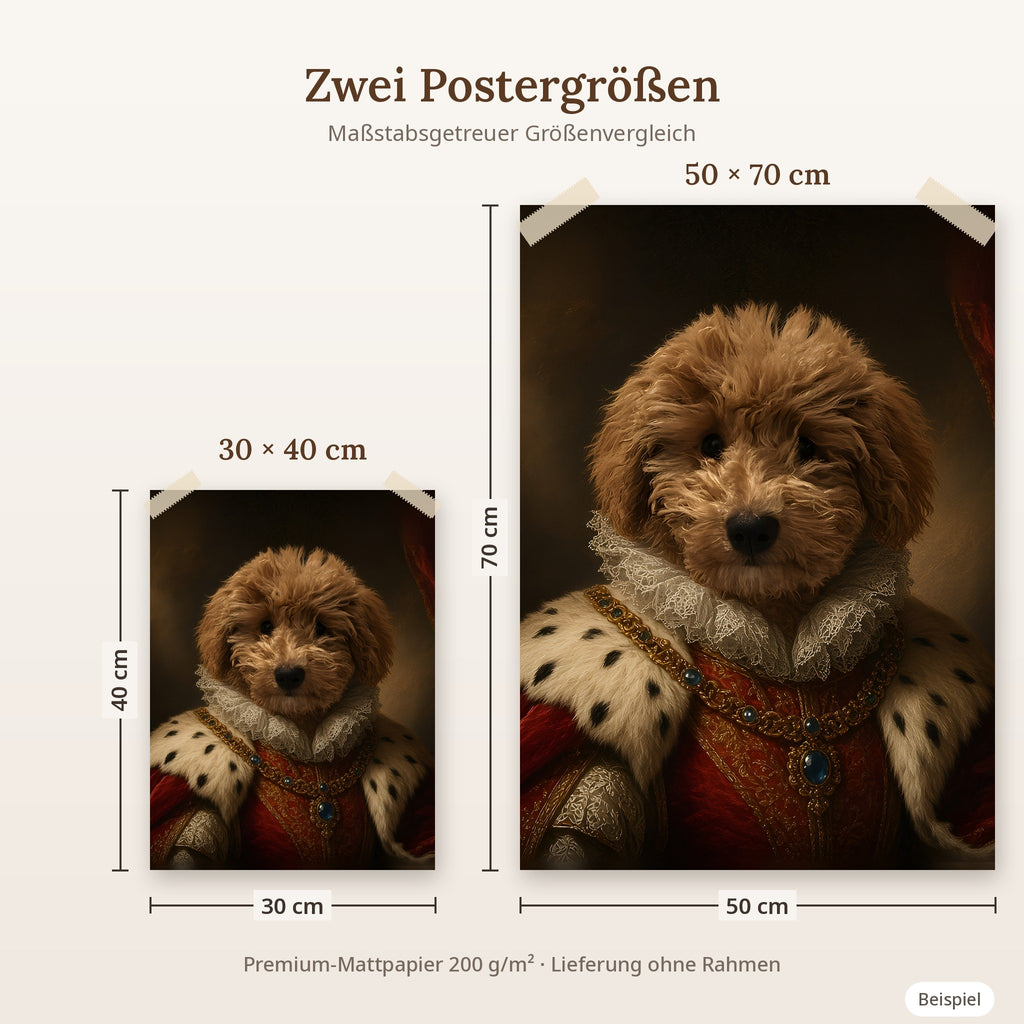 Personalisiertes Haustierporträt vom Foto – Hund & Katze